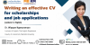 KM: Writing an effective CV for scholarships and job applications