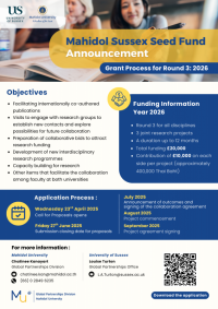 Mahidol Sussex Seed Fund